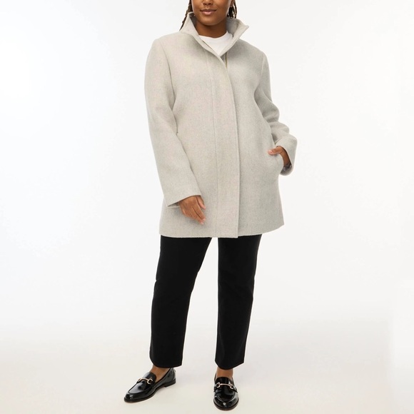 J. Crew Light Gray Women's Coat - Picture 1 of 6